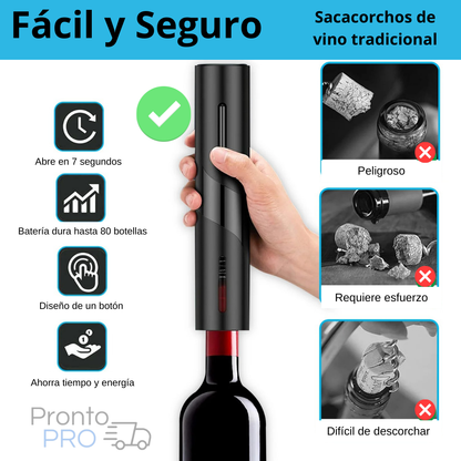 Destapador Sacacorchos Eléctrico Premium WineMaster™