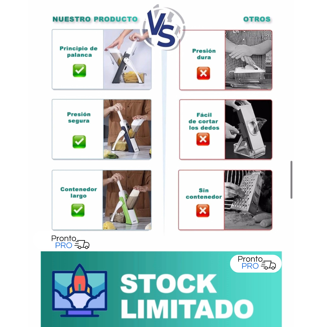 Picador Rebanador Multifuncional MASTERVEG™