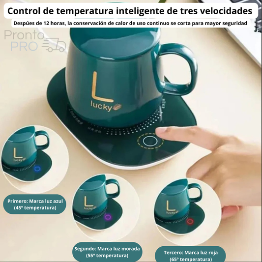 TAZA CON CALENTADOR ELECTRICO CaféGlo™ 🔥 OFERTA🔥 1 X $19.990 / 2 X $26.990 /