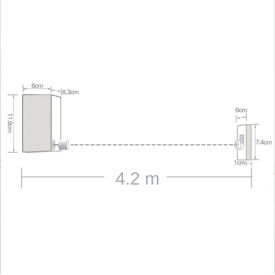 Colgador Retráctil para pared